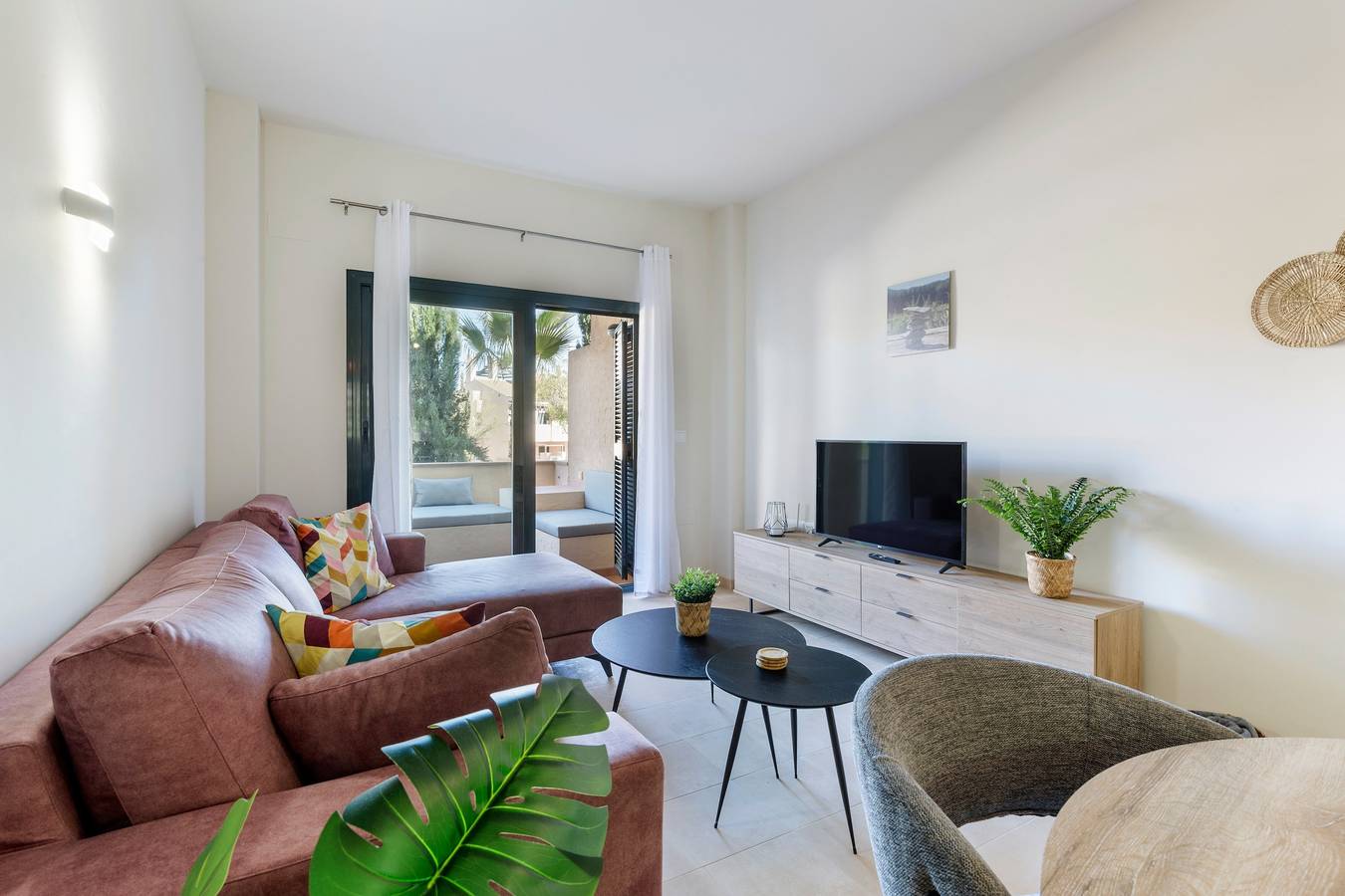 Hel leilighet, Holiday Apartment "El Oasis Malasia 16 Bajo A" with Shared Pool, Private Terrace & Wi-Fi in Hacienda del alamo, Fuente Alamo de Murcia