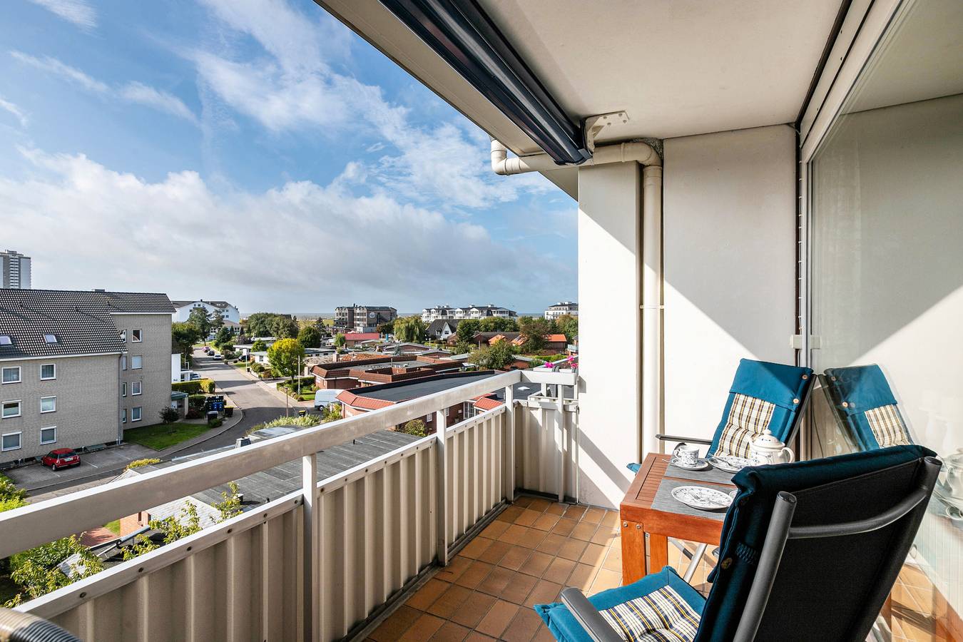 Ganze Wohnung, Apartment 'Muschelbank No 4' mit Meerblick, Balkon und Wlan in Hauptstrand Büsum, Dithmarschen