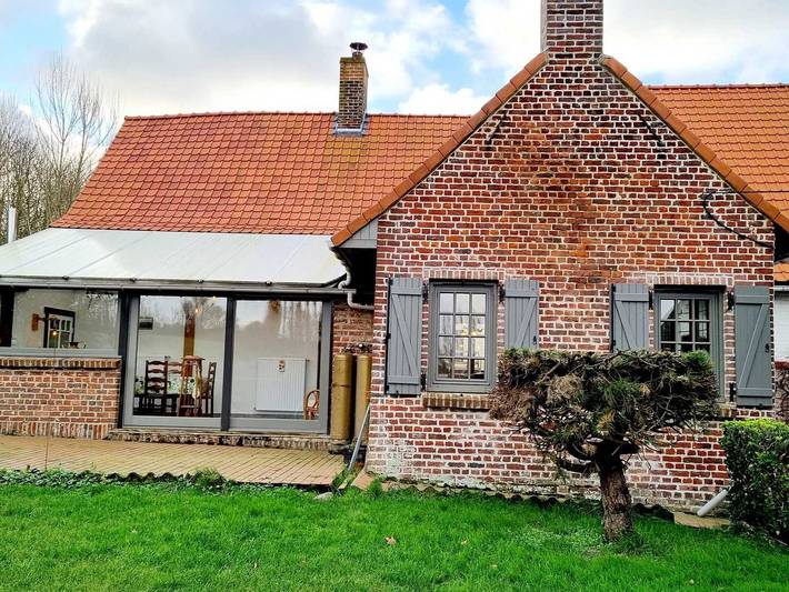 Gîte pour 6 personnes, avec Terrasse et Jardin à Saint-Sylvestre-Cappel
