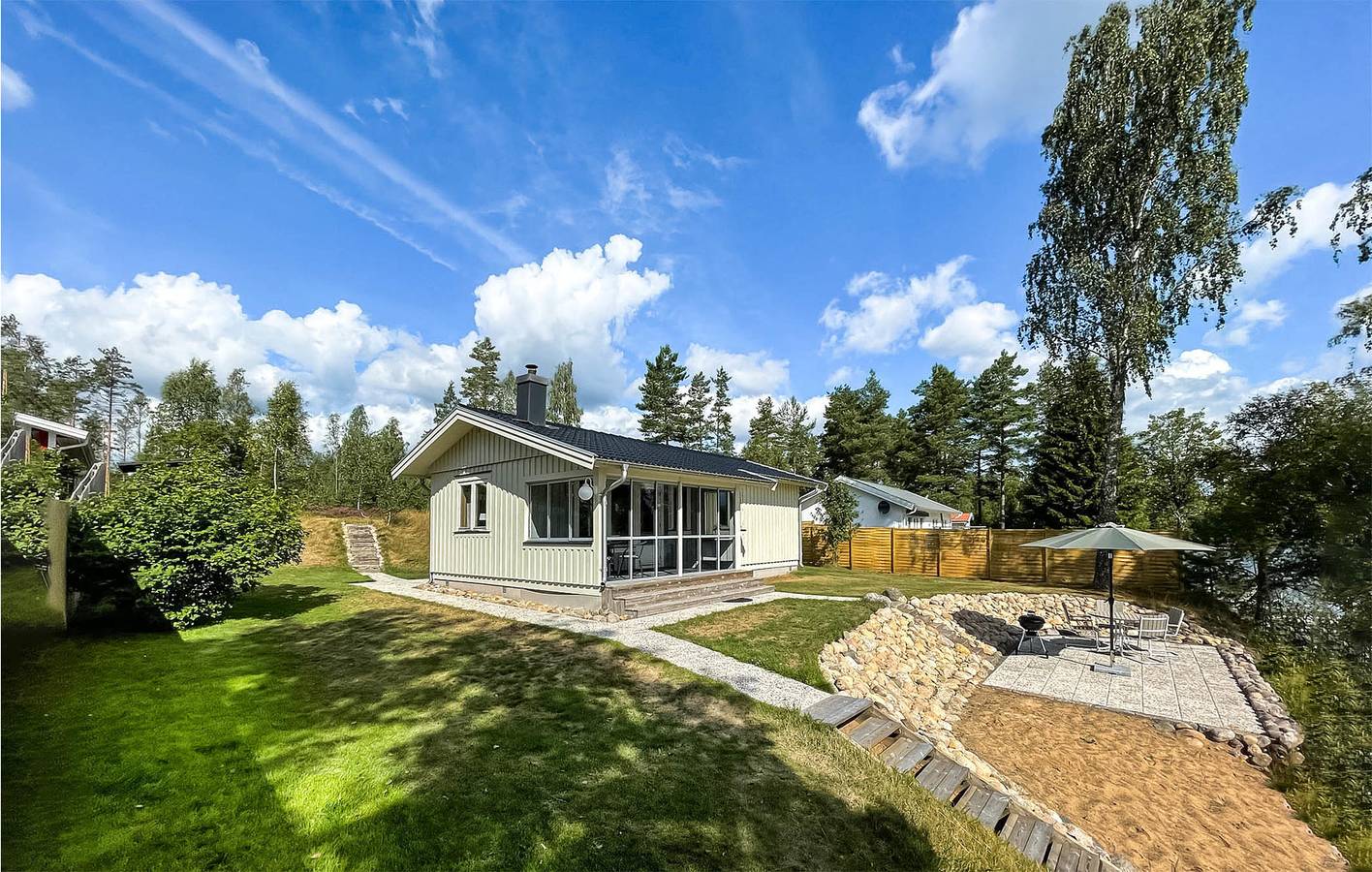 Ferienhaus für 4 Personen mit Terrasse in Vaggeryds und Umgebung