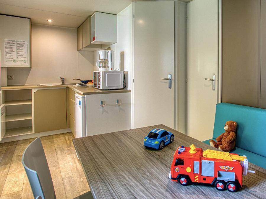 Camping Le Rocher de la Cave - Mobilheim 3 personen - Studio in Carsac-Aillac, Périgord Noir