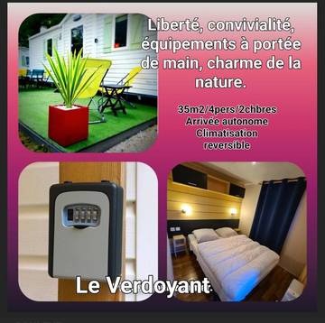 Camping pour 4 personnes, avec piscine et jardin dans Essonne