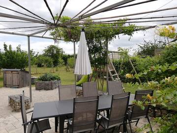 Gîte pour 9 personnes, avec jardin et terrasse à Saint-Denis-sur-Loire