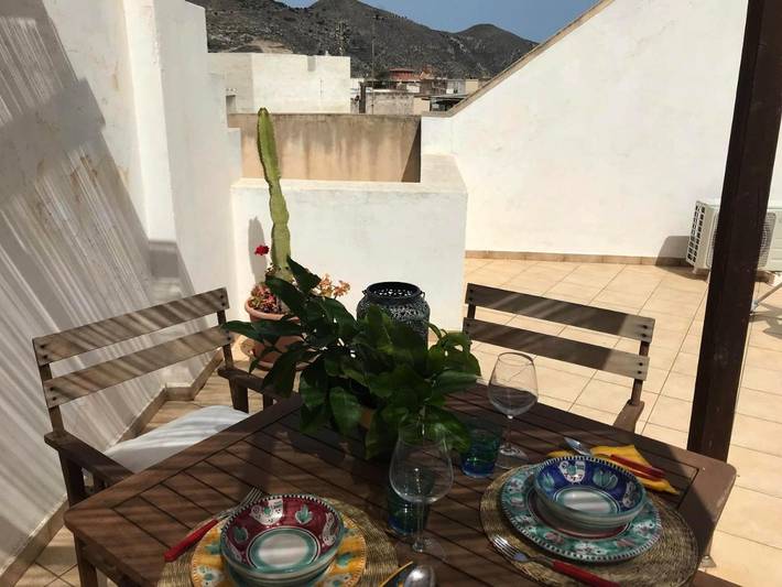 Vakantiewoning voor 3 personen, with Balkon and Terras as well as Tuin and Uitzicht op Favignana