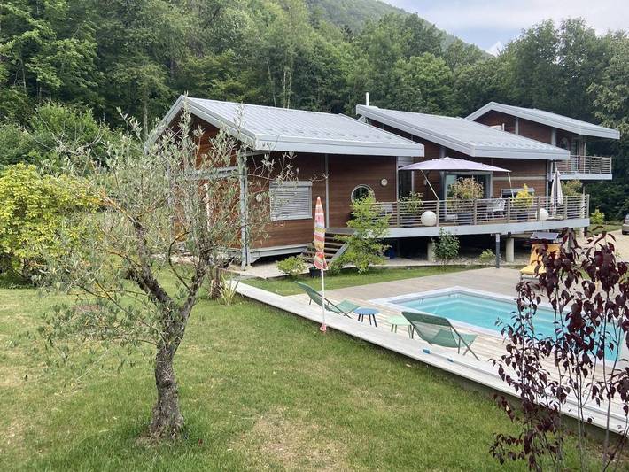 Villa pour 8 personnes, avec piscine et terrasse ainsi que vue sur le lac et jardin sur le Lac d'Annecy - 3