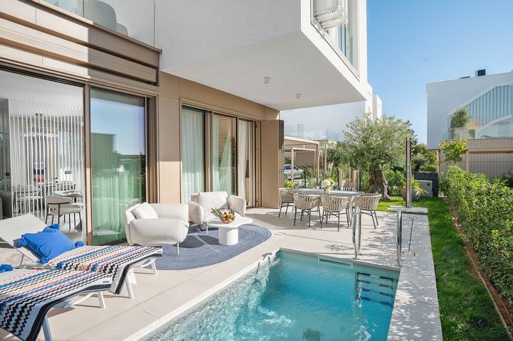 Villa pour 8 personnes, avec vue sur l’océan et jardin à Turanj - 4