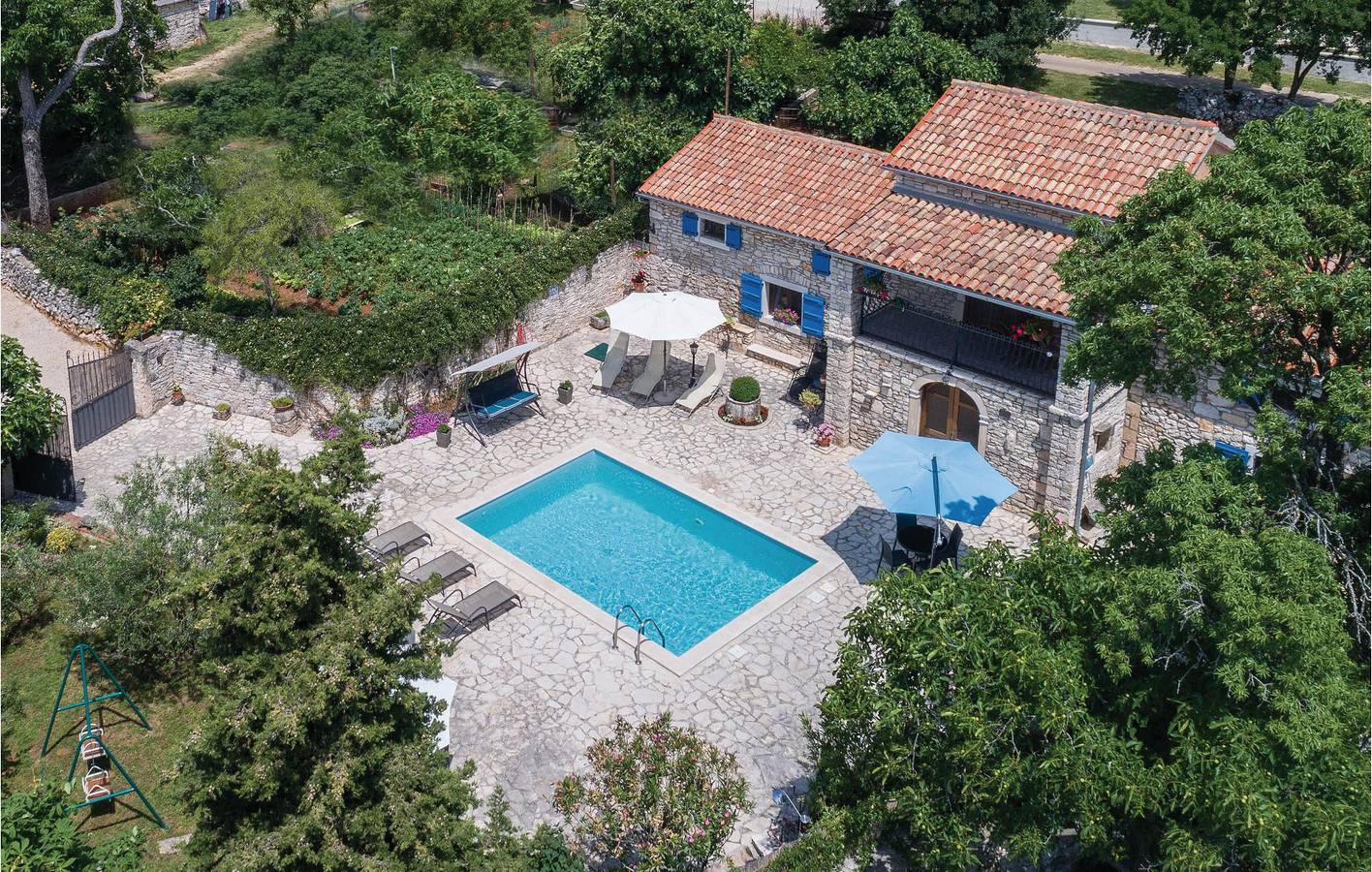 Vakantiehuis voor 6 personen met terras in Barban, Zuidkust Istrië