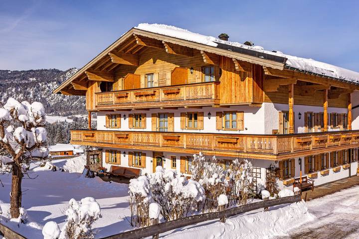 Pension für 3 Personen, mit Balkon und Terrasse sowie Garten im Chiemgau