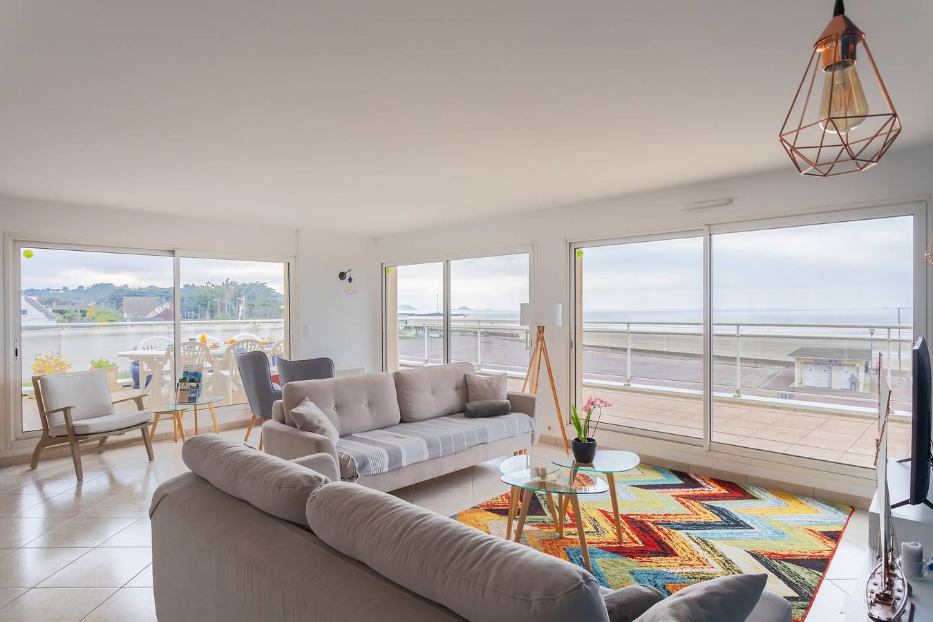 Geheel appartement, Vakantieappartement voor 6 personen met balkon in Caroual, Erquy