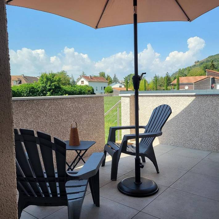 Appartement de vacances pour 4 personnes, avec Terrasse et Vue