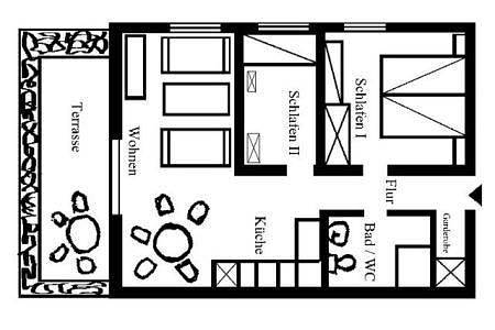Ferienwohnung für 3 Personen, mit Terrasse in Olsberg - 3