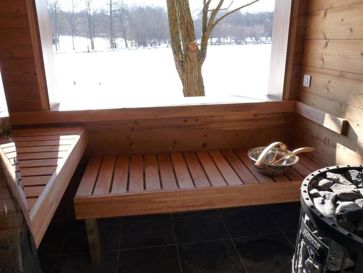 Gîte pour 6 personnes, avec Terrasse et Sauna ainsi que Vue sur le lac et Vue à Loubeyrat - 2
