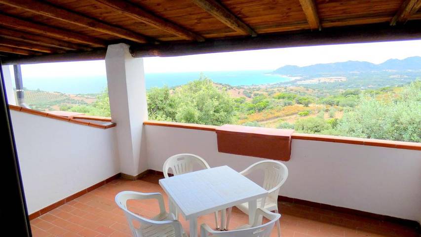 Landhaus für 2 Personen, mit Balkon und Terrasse sowie Garten und Ausblick