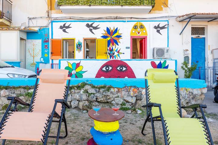 Ferienhaus mit Meerblick für 4 Personen