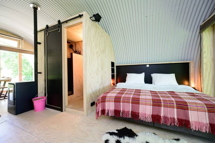 Einzigartiges 2-Personen Ferienhaus mitten in der friesischen Natur von Marrum in Niederländische Nordsee