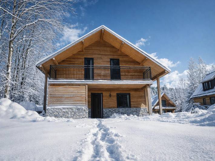Chalet für 6 Personen, mit Garten und Balkon - 1