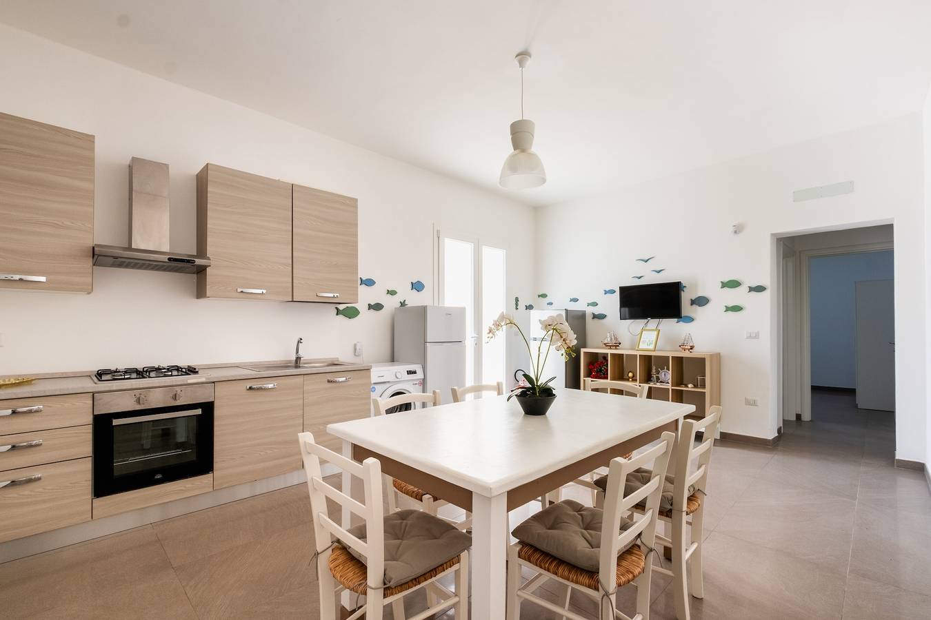 Mirèa – Luxuriöse Küstenvilla mit Gemeinschaftsgarten, Wlan und Klimaanlage in Porto Cesareo, Golf von Tarent
