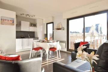 Gîte pour 4 personnes, avec balcon dans Casino de Deauville