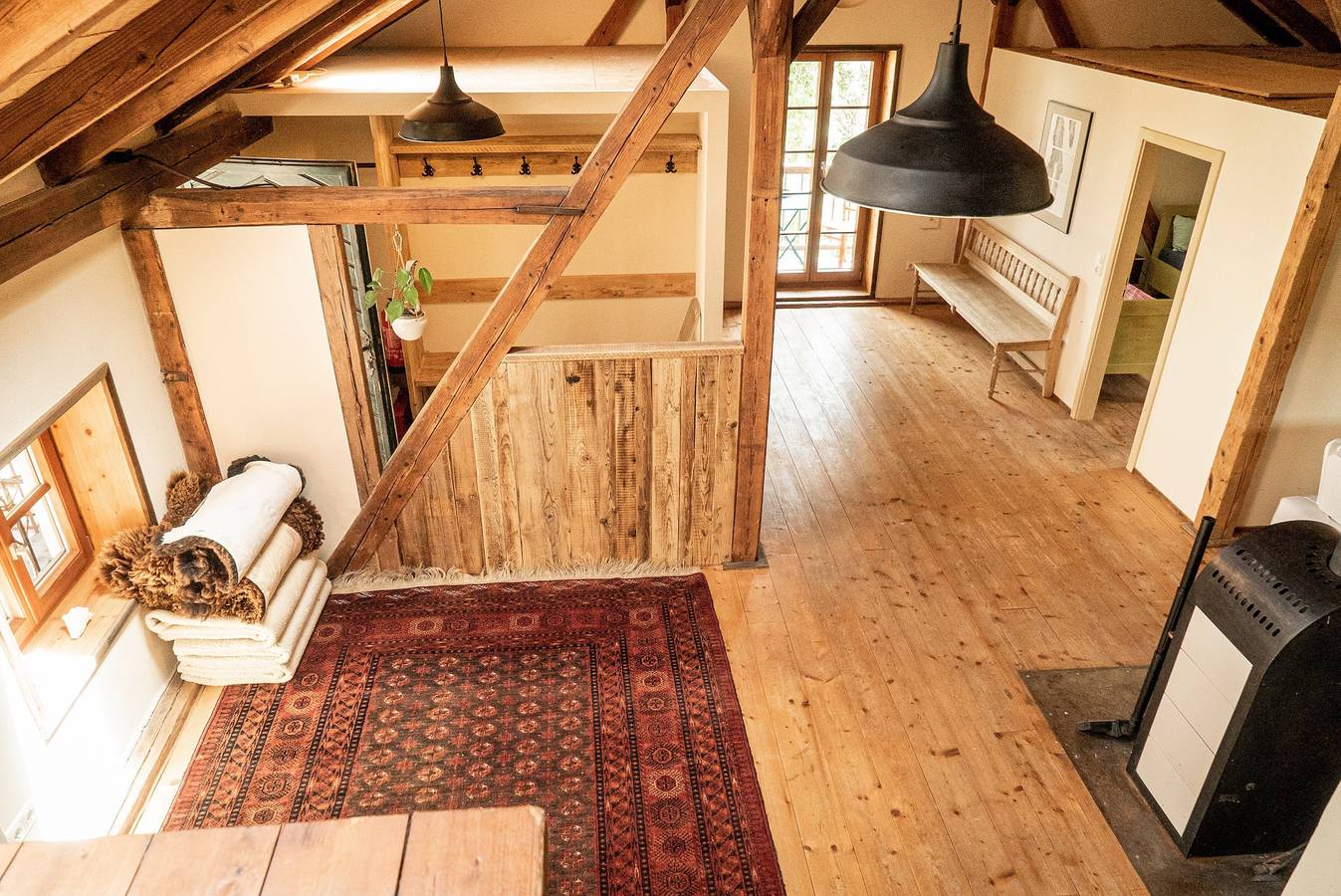 Ganze Ferienwohnung, Ferienwohnung am Schmiedhof - Ferienwohnung für 6 Personen 80 qm in Amerang, Landkreis Rosenheim