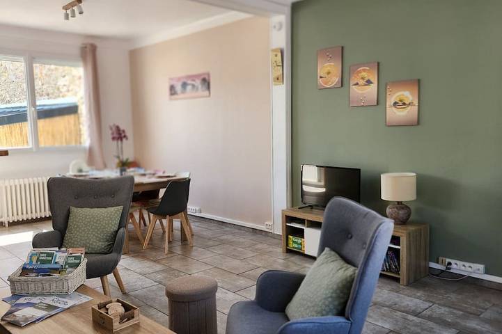 Maison de vacances pour 6 personnes, avec jardin à Lessay