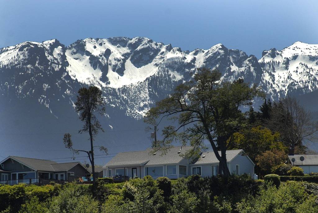 Beste Aussicht in Port Angeles: The Bluff House in Port Angeles, Hurricane Ridge