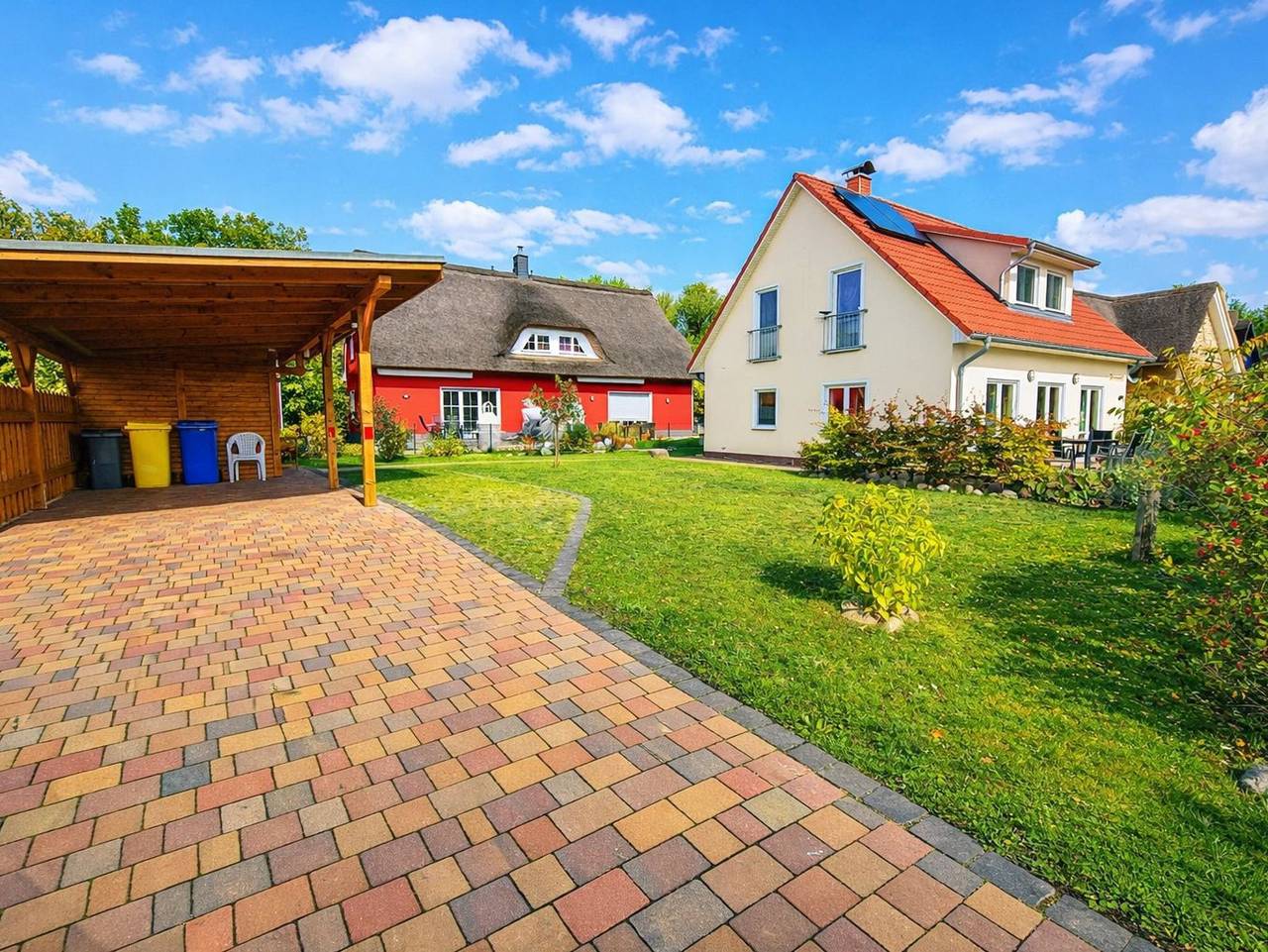 A4 Ferienhaus Sturmvogel mit Kamin Ostseebad Rerik/neu - 4-Raum-Ferienhaus (max. 6 Erw.+1 Baby) mit Kamin in Rerik, Neubukow-Salzhaff