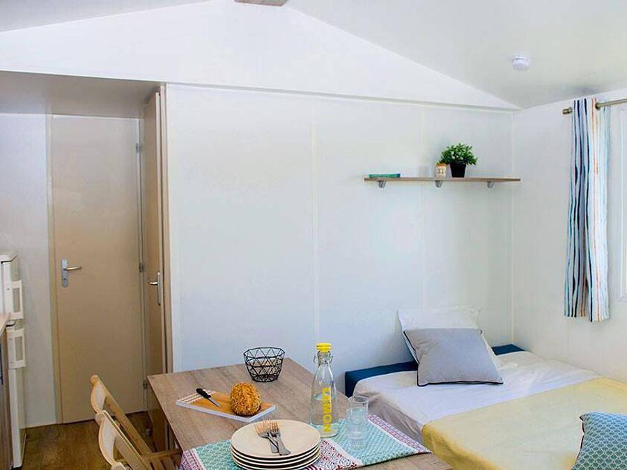 Camping L'Orangeraie  - Mobilheim 6 personen - Mobilheim | Classic | 2 Zi. | 4/6 Pers. | Erhöhte Terrasse | Klim. in Càlig, Costa del Azahar