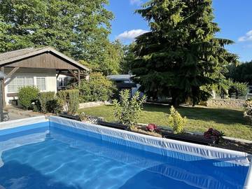 Ferienhaus für 4 Personen, mit Pool und Garten sowie Whirlpool und Sauna, mit Haustier in Rheinböllen
