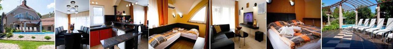 Ferienwohnung für 19 Personen, mit Whirlpool und Sauna sowie Garten und Pool, mit Haustier in Siofok - 3