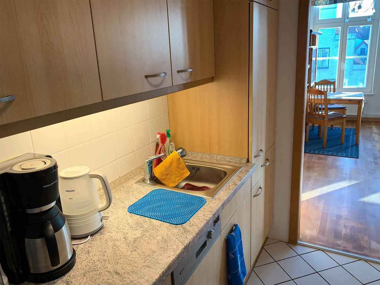 Apartamento vacacional entero, Appartement/Fewo, Dusche, Wc, Wohn-/Schlafraum in Lübeck, Bahía de Lübeck