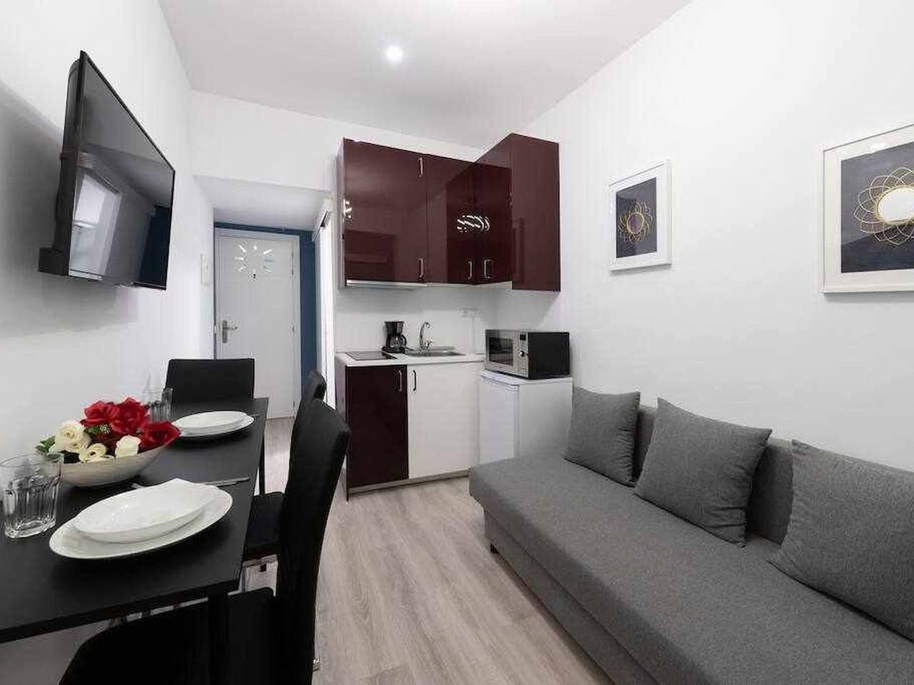 Appartement entier, Appartement charmant centre-ville - 3 pers. in Malasaña, Madrid