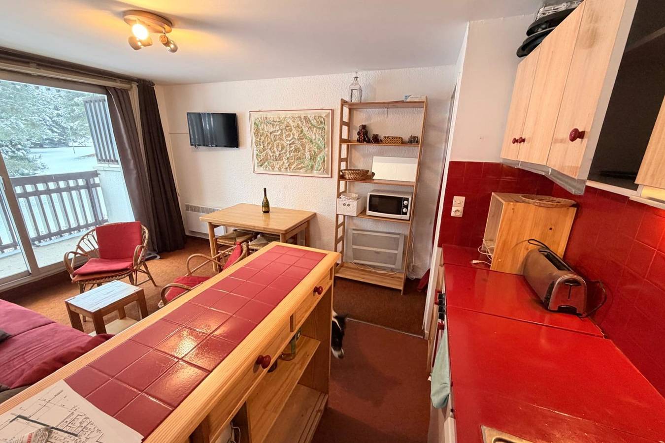 Estudio entero, Comfortable studio at the foot of the ski slopes in La Salle les Alpes, Serre Chevalier