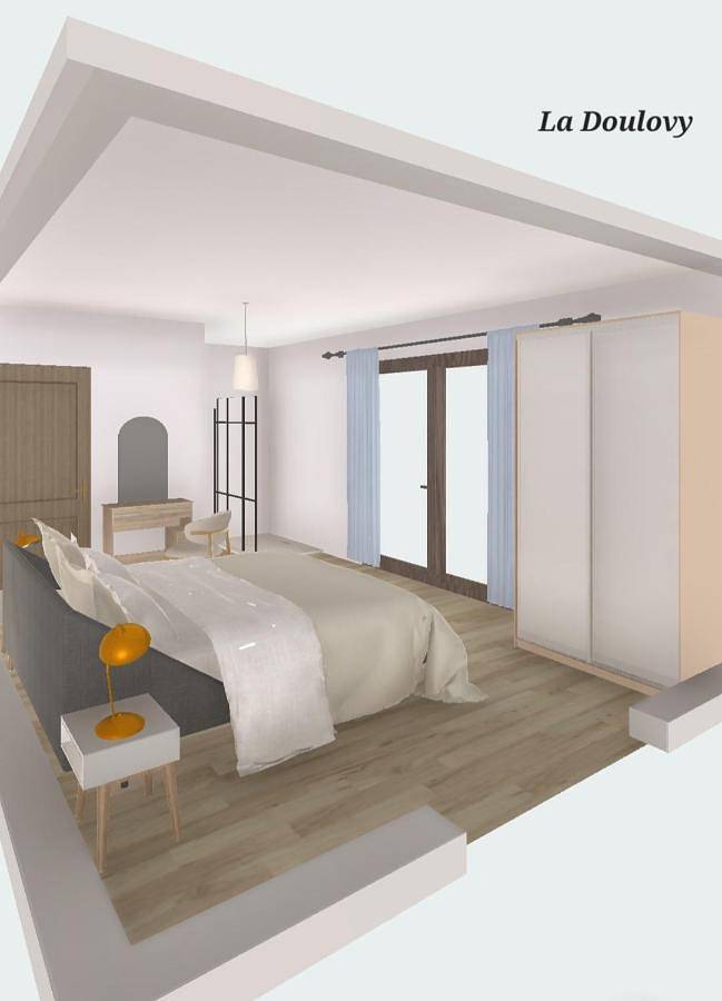 Chambre d’hôte pour 2 personnes, avec vue et terrasse ainsi que piscine et jardin à Banne - 4
