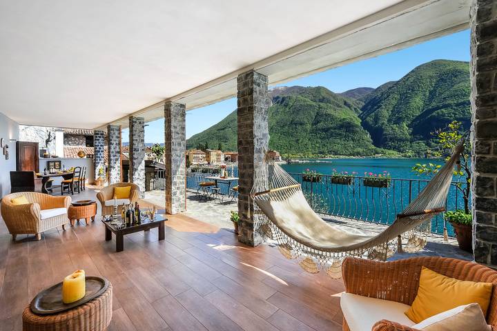 Villa für 2 Personen, mit Balkon und Seeblick am Luganersee - 2