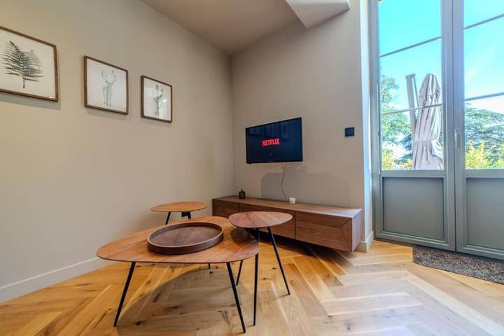 Appartement de vacances pour 4 personnes, avec jardin