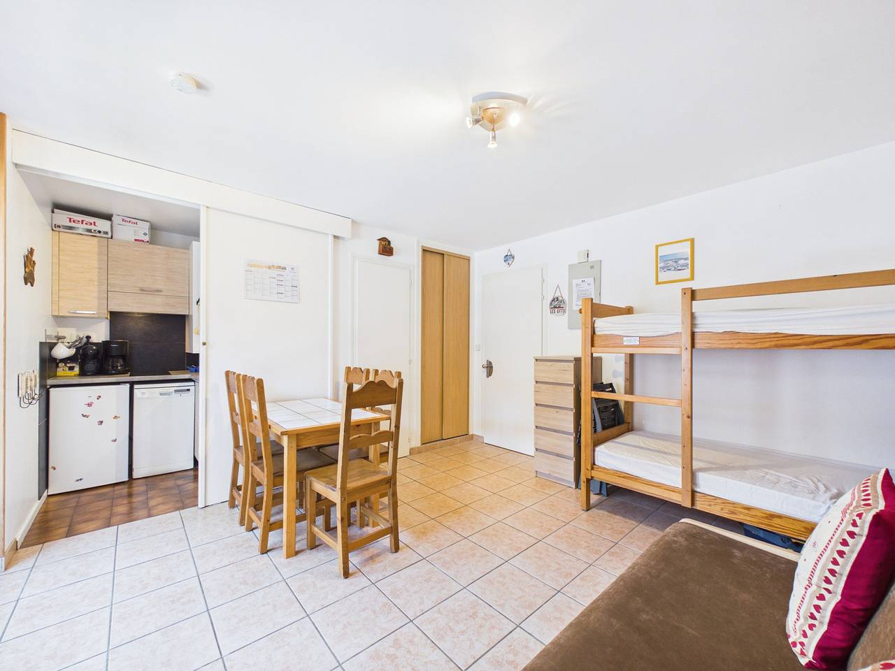 Studio entier, Studio central, animaux acceptés - 4 pers. in Les Gets, Les Portes du Soleil