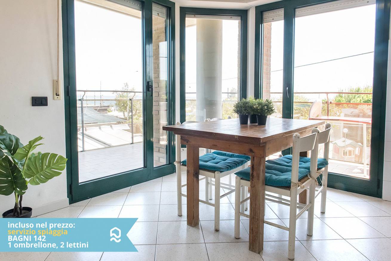 Apartamento entero, Se003 - Senigallia, one bedroom apartment on the sea with beach included in Senigallia, Senigallia (Municipality)