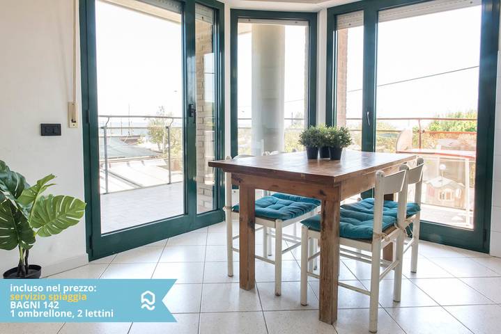 Appartamento intero, Se003 - Senigallia, bilocale sul mare con spiaggia inclusa in Senigallia, Senigallia (comune)