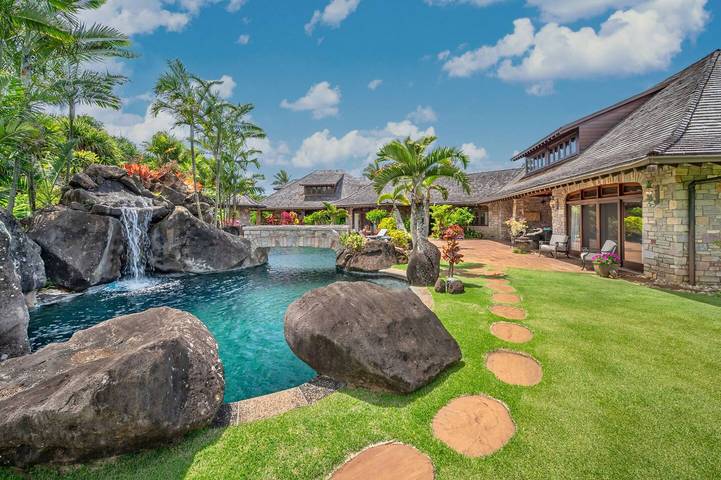 Location de vacances pour 10 personnes, avec piscine ainsi que terrasse et jardin dans Hawai - 2