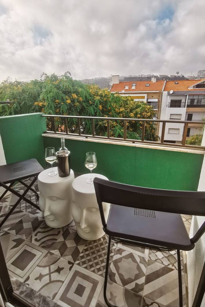 Apartamento de férias para 6 pessoas, com varanda na Nazaré
