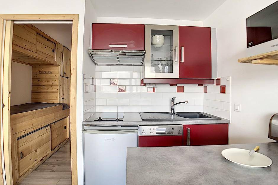 Appartement entier, Résidence Dorons - Studio 3 personnes (503) in Chantelouve, Les Deux Alpes