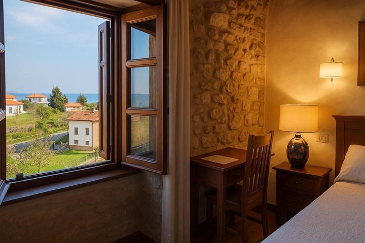 Casa rural para 18 personas, con balcón en Cué - 3