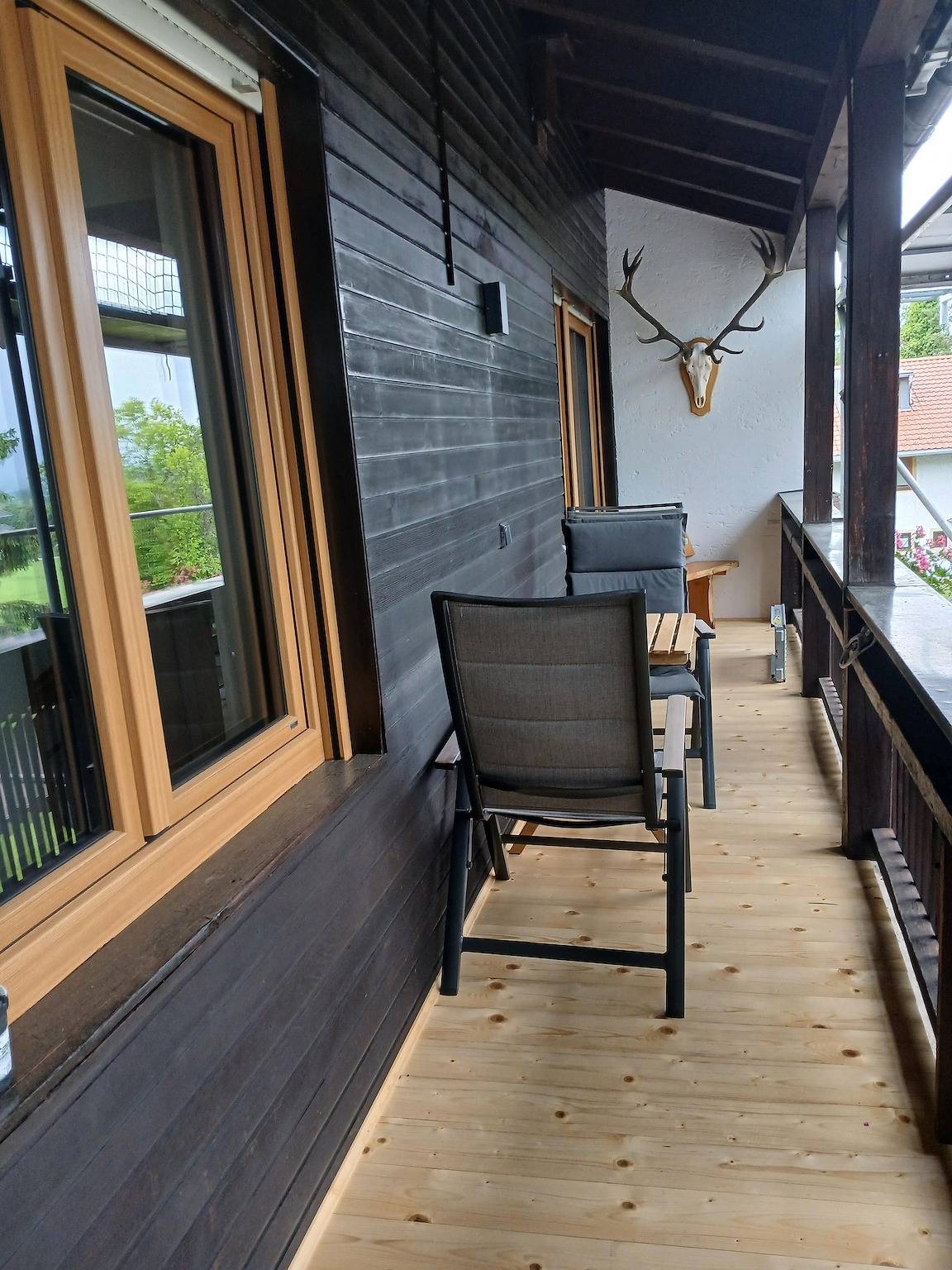 Ganze Ferienwohnung, Ferienwohnung Fuderheuberg - Ferienwohnung 55 qm für 2 Personen mit Balkon und Bergblick in Anger, Bayerische Alpen