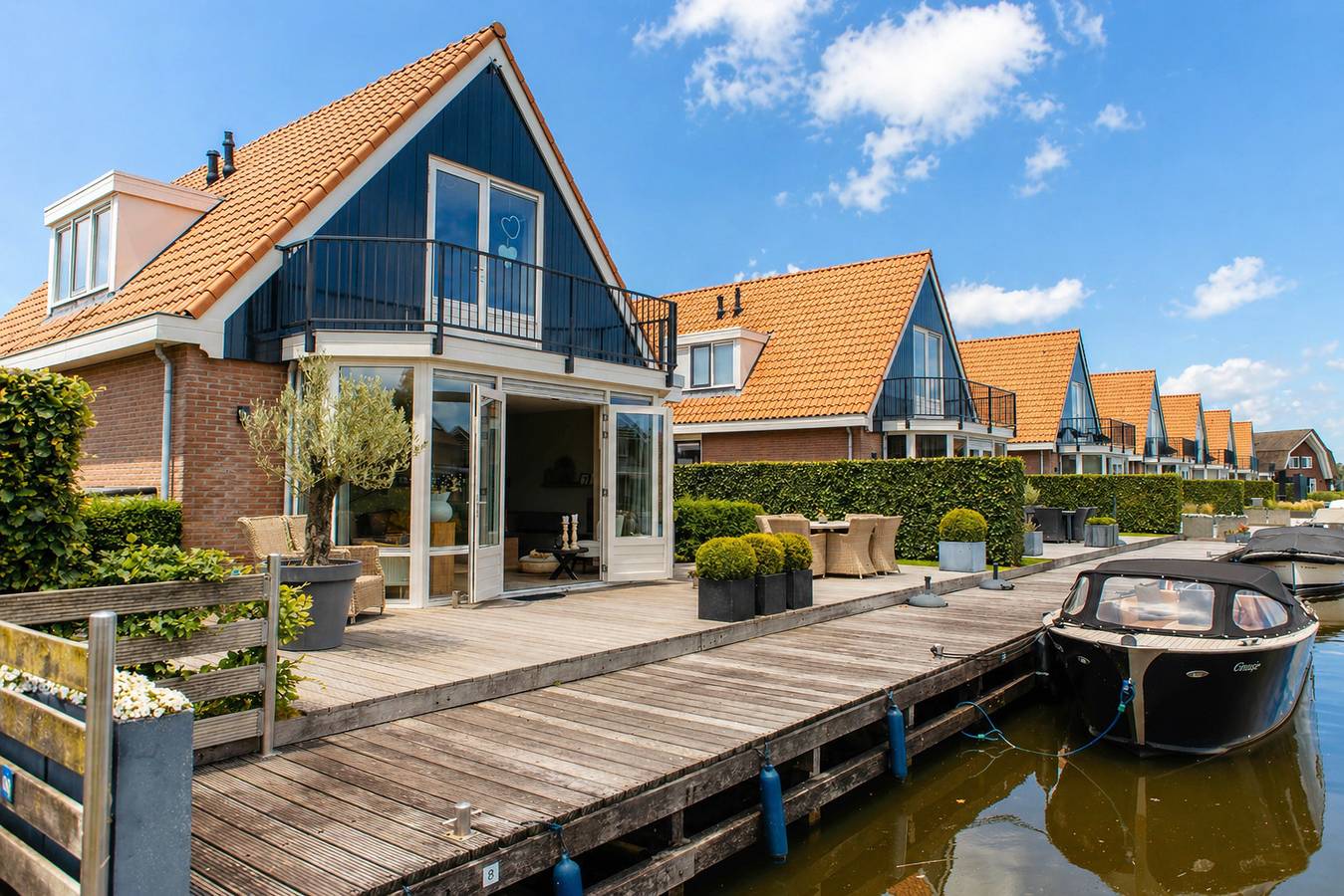 Boutique Parc Pharshoeke — Hafenvilla | 4 Personen  in Heeg, Ijsselmeer