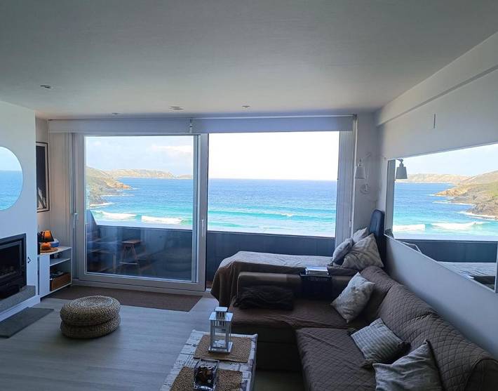 Gîte pour 4 personnes, avec vue et balcon à Malpica de Bergantiños