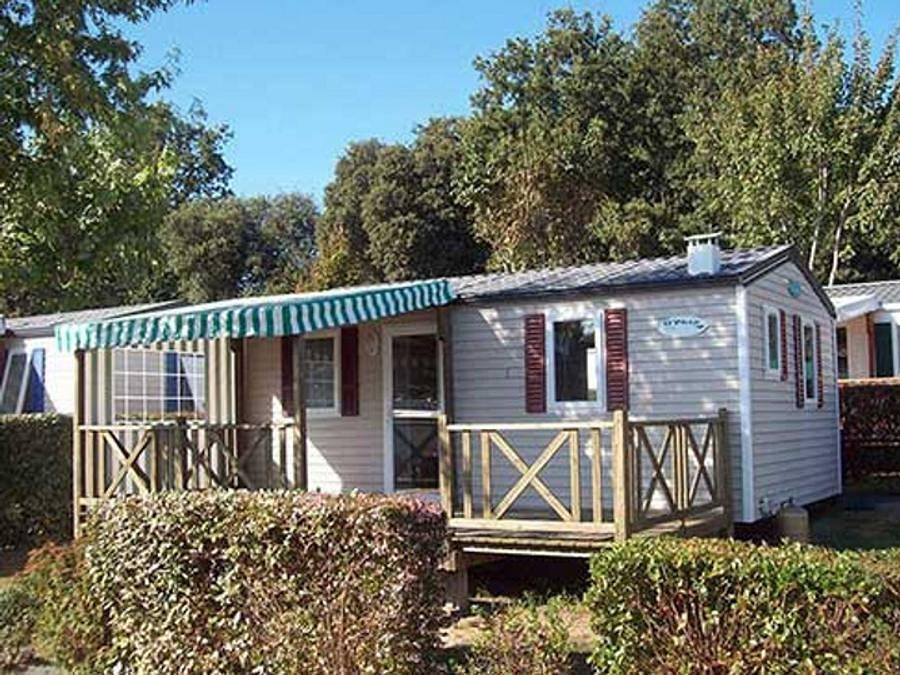 Camping Le Roc  - Mobilhome 4 personnes - Mobil Home Essentiel Sauzale - 2 Chambres - 24 m² in Vairé, Vallée de la Loire