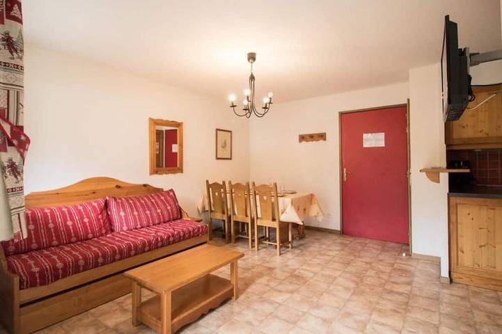 Apartamento entero, A 10m de las pistas de esquí, 1.o piso, balcón, tv, local para esquís, 40m², Val Cenis in Lanslebourg-Mont-Cenis, Región de Saint-Jean-de-Maurienne
