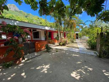 Chambre d’hôte pour 2 personnes, avec jardin, animaux acceptés dans Maupiti