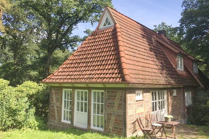 Ferienhaus für 4 Personen, mit Terrasse und Garten in der Lüneburger Heide