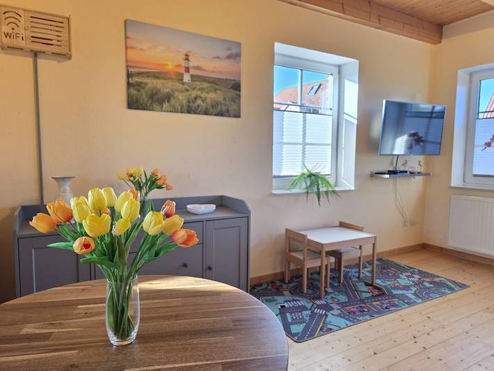 Ferienwohnung für 5 Personen, mit Terrasse und Garten